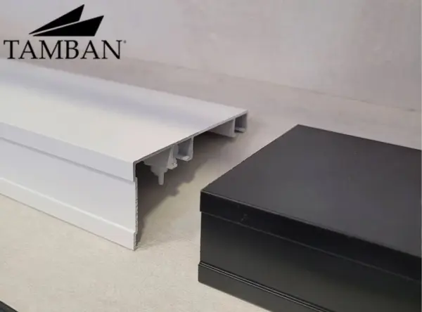 Garnišna aluminijumska dvokanalna sa maskom široka