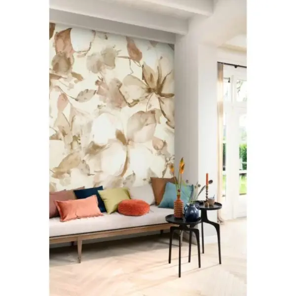 Mural 367560, kolekcija Florentine, krem i bež, cvetni dezen