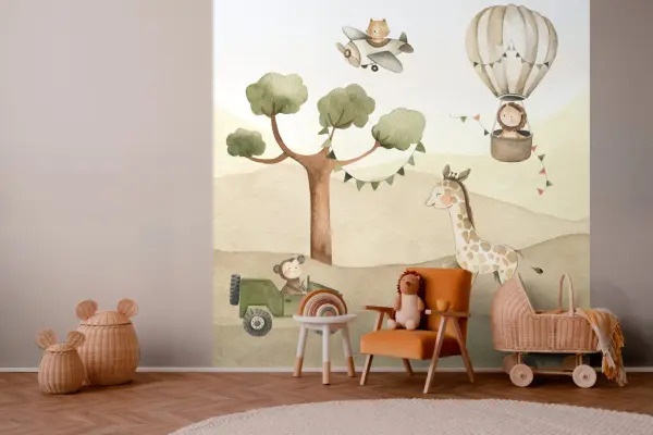 Mural 368000, višebojna, dečiji motivi