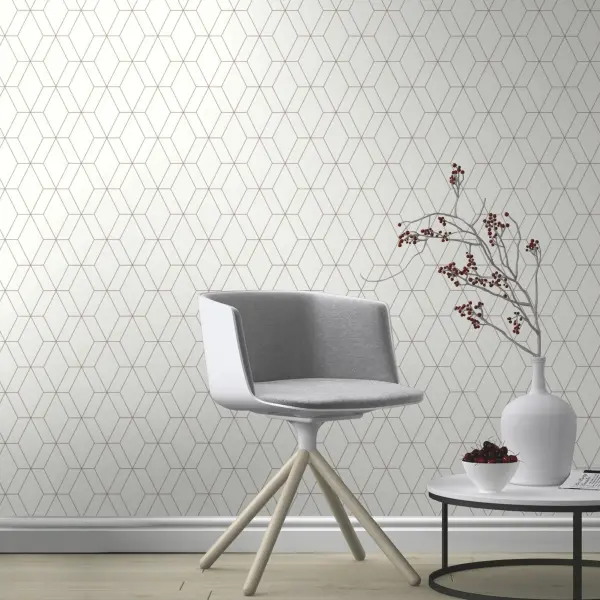 Rasch tapeta 278613, kolekcija Paper Selection, geometrijski dezen