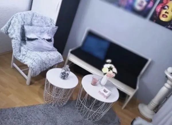 Set stočića 2u1 - beli